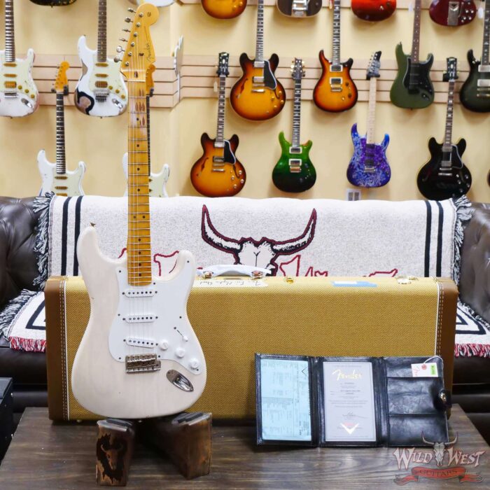 Fender Custom Shop Eric Clapton Signature Stratocaster Maple Fingerboard Journeyman Relic Aged White Blonde - Image 6