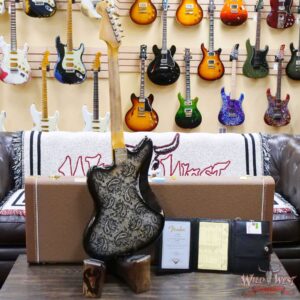 Fender Custom Shop Limited Edition Custom Jazzmaster Maple Fingerboard Relic Aged Black Paisley - Image 10