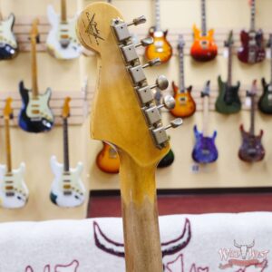 Fender Custom Shop Limited Edition Custom Jazzmaster Maple Fingerboard Relic Aged Black Paisley - Image 11