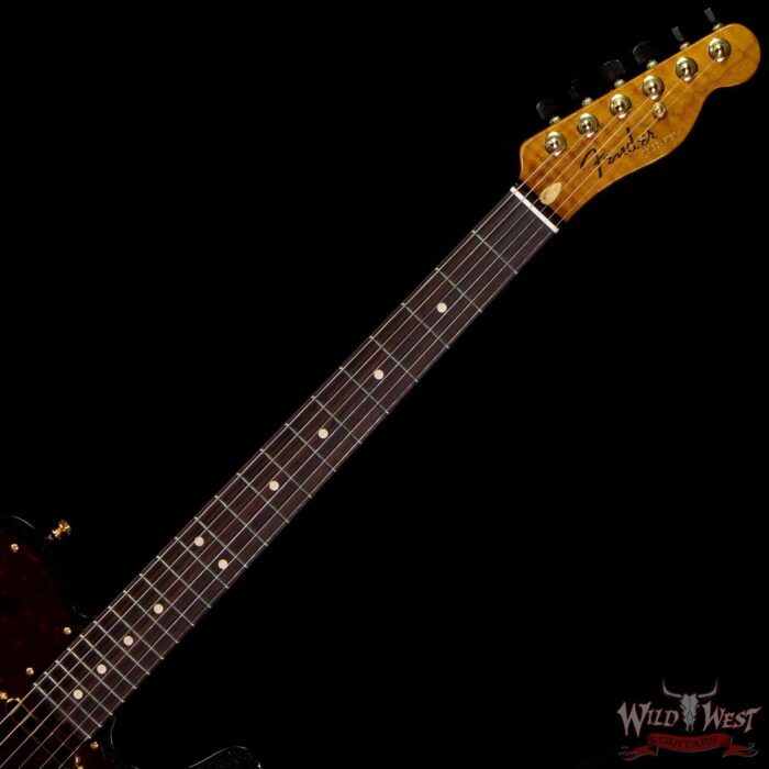 Fender Custom Shop Levi Perry Apprentice Masterbuilt Telecaster Deluxe SSS NOS Black Gold Sparkle - Image 4