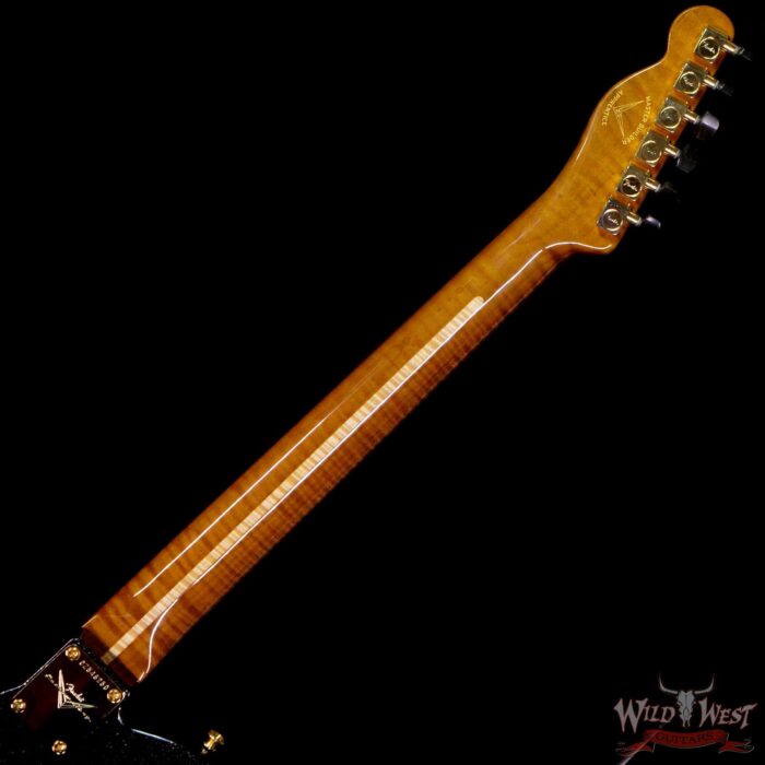 Fender Custom Shop Levi Perry Apprentice Masterbuilt Telecaster Deluxe SSS NOS Black Gold Sparkle - Image 5