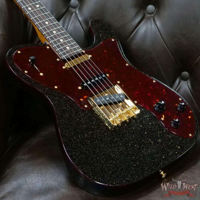 Fender Custom Shop Levi Perry Apprentice Masterbuilt Telecaster Deluxe SSS NOS Black Gold Sparkle - Image 8