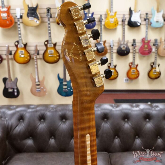 Fender Custom Shop Levi Perry Apprentice Masterbuilt Telecaster Deluxe SSS NOS Black Gold Sparkle - Image 10