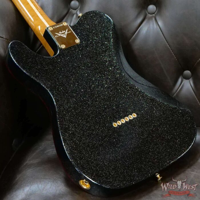 Fender Custom Shop Levi Perry Apprentice Masterbuilt Telecaster Deluxe SSS NOS Black Gold Sparkle - Image 11