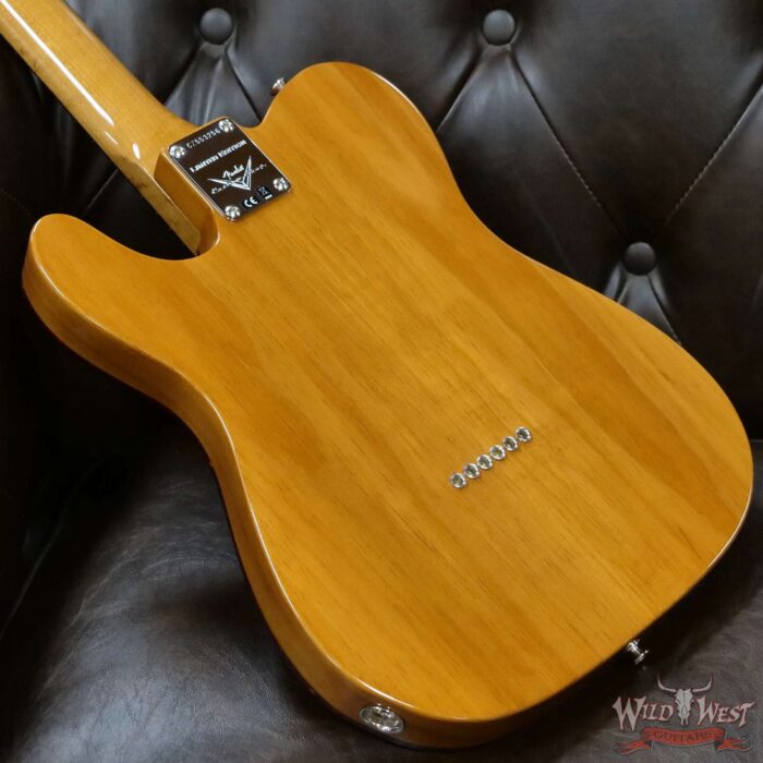 Fender Custom Shop Ltd Knotty Pine Telecaster Thinline Hand-Wound Pickups Aged Natural - Image 11