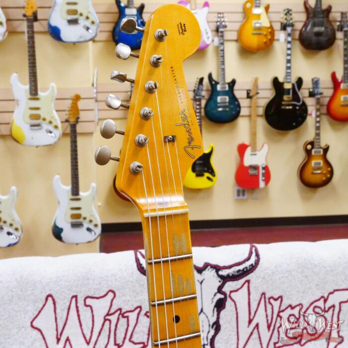 Fender Custom Shop 1956 Stratocaster Hand-Wound Master Design Bone Tone Pickups Journeyman Relic Super Faded Aged Sonic Blue - Image 7