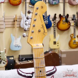 Fender Custom Shop 1956 Ash Stratocaster Hand-Wound Pickups Relic Faded Shell Pink - Image 7