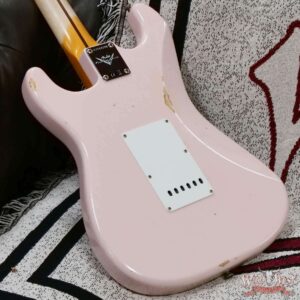 Fender Custom Shop 1956 Ash Stratocaster Hand-Wound Pickups Relic Faded Shell Pink - Image 12