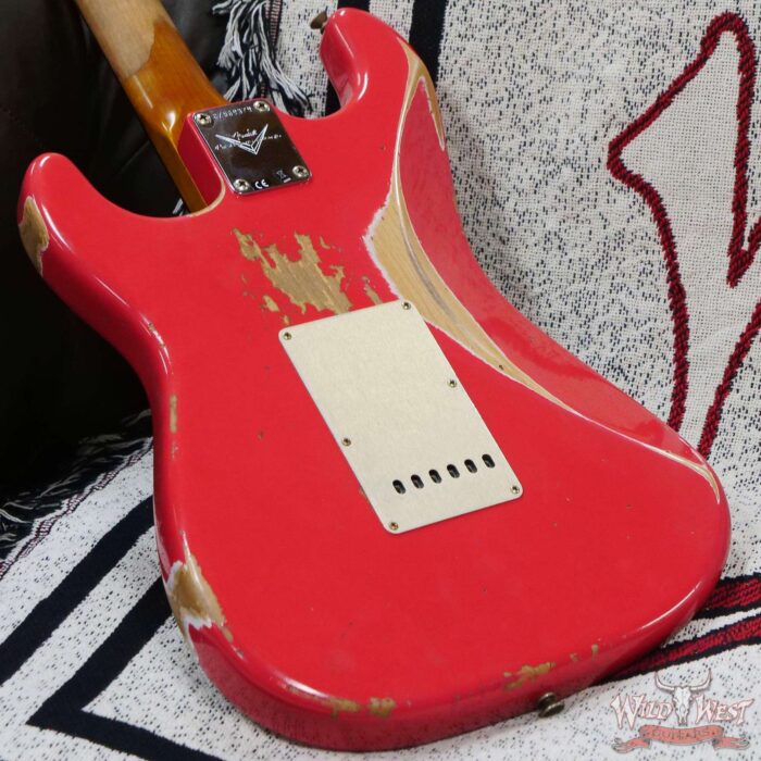 Fender Custom Shop Limited Edition 1959 59’ Stratocaster Roasted Neck Heavy Relic Aged Fiesta Red - Image 12