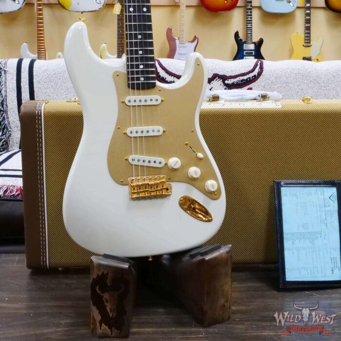 Fender Custom Shop Limited Edition Roasted Stratocaster Special NOS Aged Olympic White - Image 8