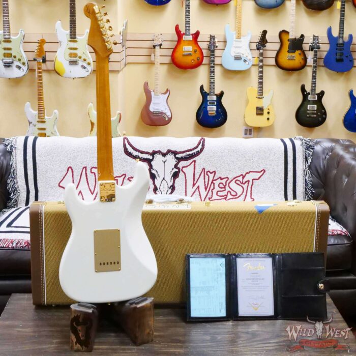 Fender Custom Shop Limited Edition Roasted Stratocaster Special NOS Aged Olympic White - Image 9
