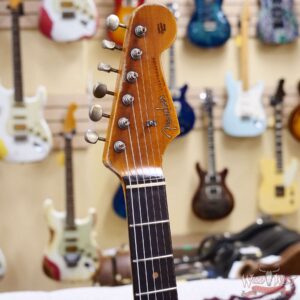 Fender Custom Shop Limited Edition 1959 Stratocaster Super Heavy Relic Sonic Blue over 3 Tone Sunburst 7.90 LBS - Image 7