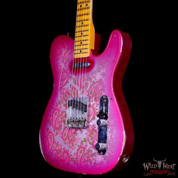 Fender Custom Shop Limited Edition ‘68 Tele 1968 Telecaster Relic Pink Paisley - Image 2
