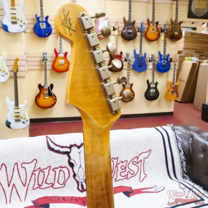 Fender Custom Shop Limited Edition 1959 59’ Special Stratocaster Flame Maple Neck Journeyman Relic Aged Olympic White - Image 11