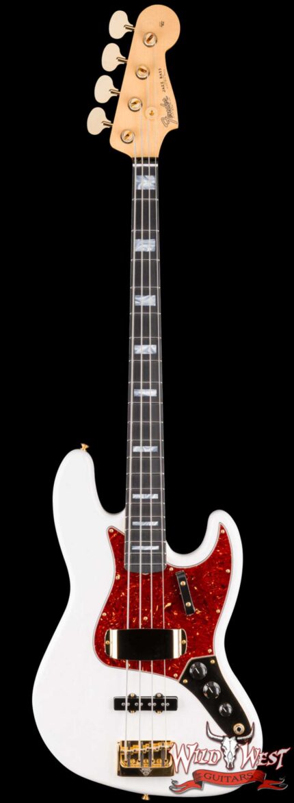 Fender Custom Shop American Custom Jazz Bass® Ebony Fingerboard NOS White Blonde 9.50 lbs