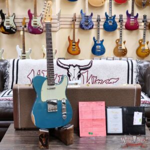 Fender Custom Shop Limiited Edition 1960 Telecaster Relic Aged Ocean Turquoise 7.40 lbs - Image 6