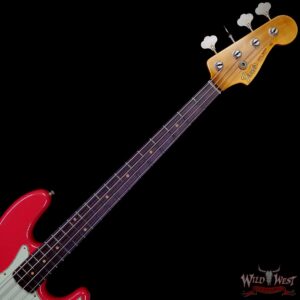 Fender Custom Shop Limited Edition 1964 Jazz Bass Journeyman Relic Aged Fiesta Red 9.15 lbs - Image 4