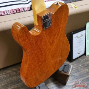 Fender Custom Shop 1968 Thinline Telecaster with Bigsby 1-Piece Kalamazoo Mahogany Body Journeyman Relic Aged Natural 6.95 lbs - Image 14