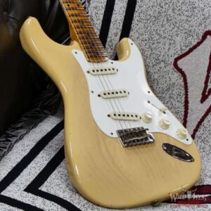 Fender Custom Shop Limited Edition 1956 Stratocaster Hand-Wound Tomatillo Pickups Journeyman Relic with Heavy Checking Natural Blonde 7.40 lbs - Image 8