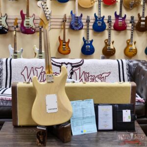 Fender Custom Shop Limited Edition 1956 Stratocaster Hand-Wound Tomatillo Pickups Journeyman Relic with Heavy Checking Natural Blonde 7.40 lbs - Image 10