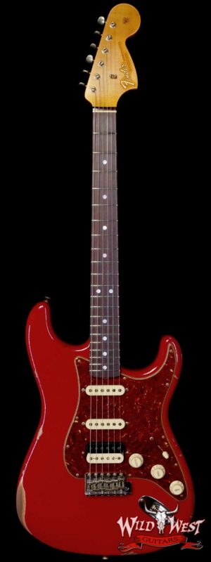 Fender Custom Shop Limited Edition 1967 HSS Stratocaster Relic Aged Dakota Red 8.00 lbs