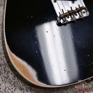 Fender Custom Shop 1959 Telecaster Custom Maple Neck Relic Aged Black 7.30 lbs - Image 9