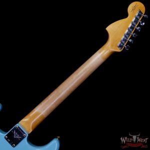 Fender Custom Shop 1969 Stratocaster Maple Neck with Rosewood Fingerboard Journeyman Relic Faded Daphne Blue 7.75 lbs - Image 5