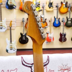 Fender Custom Shop Limited Edition Dual-Mag II Stratocaster Heavy Relic Aztec Gold Over 3 Tone Sunburst - Image 11