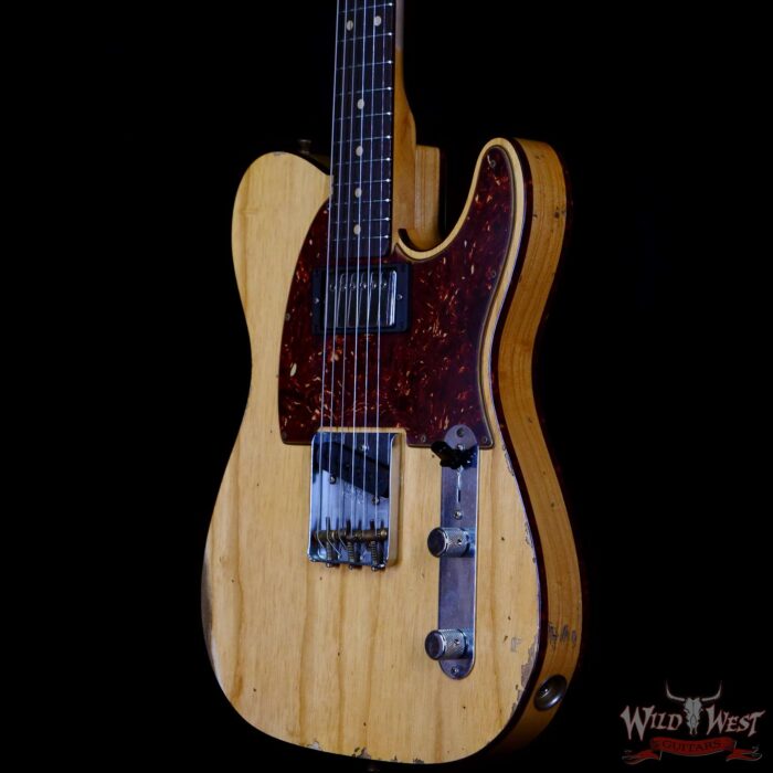 Fender Custom Shop 1960 HS Telecaster Custom Relic Aged Natural - Image 2