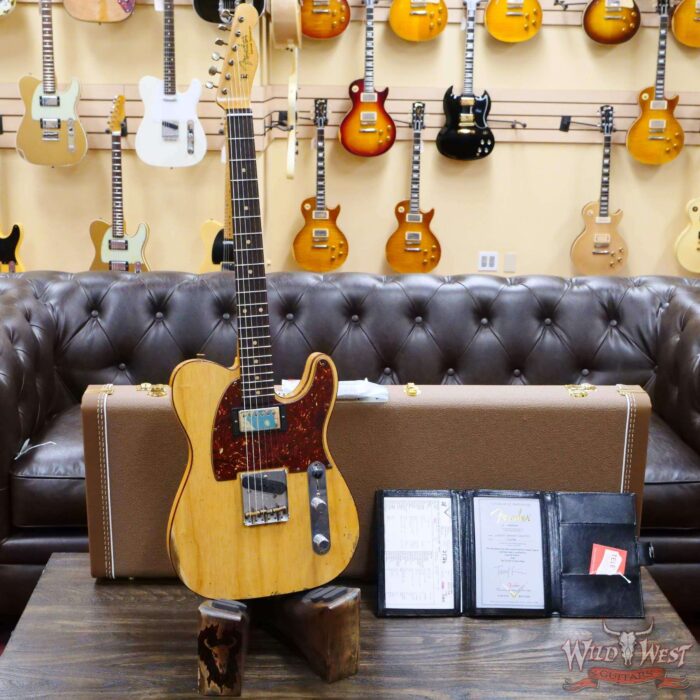 Fender Custom Shop 1960 HS Telecaster Custom Relic Aged Natural - Image 6