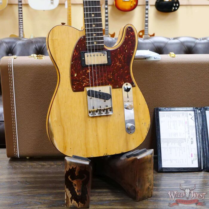 Fender Custom Shop 1960 HS Telecaster Custom Relic Aged Natural - Image 8