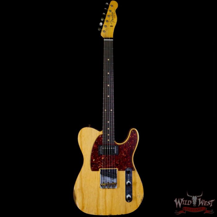 Fender Custom Shop 1960 HS Telecaster Custom Relic Aged Natural - Image 3