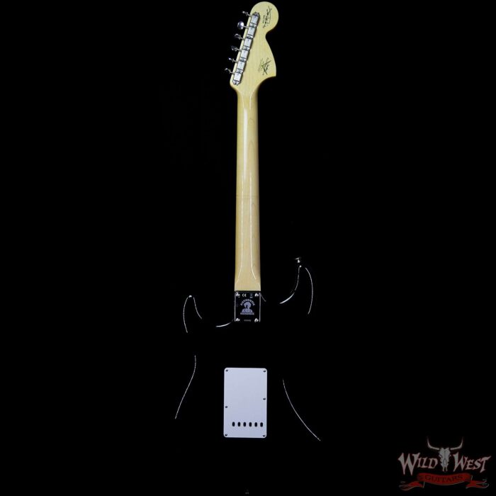 Fender Custom Shop Jimi Hendrix Signature Voodoo Child Stratocaster NOS Reverse Fat Headstock Black - Image 5