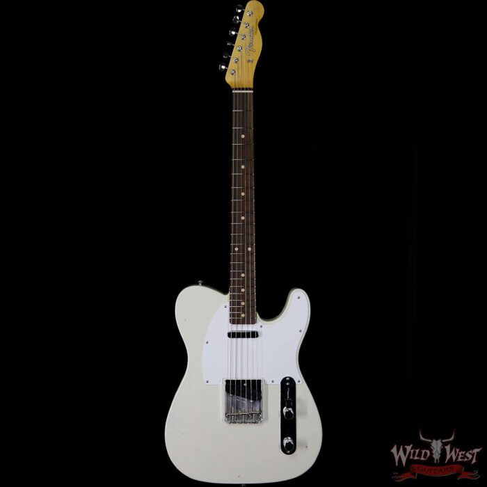 Fender Custom Shop Jimmy Page Signature Telecaster Journeyman Relic AAA Rosewood Slab Board White Blonde R101425 - Image 3