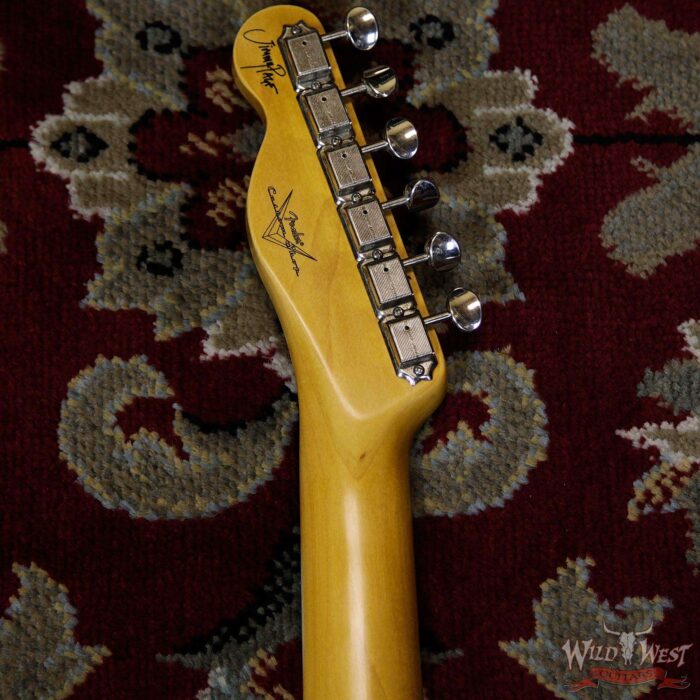 Fender Custom Shop Jimmy Page Signature Telecaster Journeyman Relic AAA Rosewood Slab Board White Blonde R101425 - Image 6