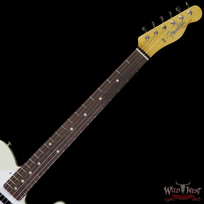 Fender Custom Shop Jimmy Page Signature Telecaster Journeyman Relic AAA Rosewood Slab Board White Blonde R101642 - Image 5