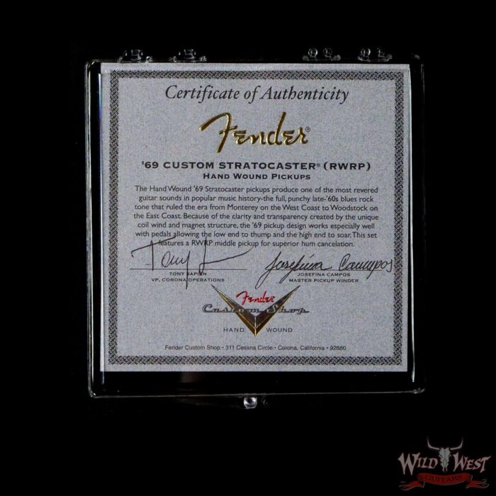 Fender Custom Shop Josefina Hand Wound Custom ‘69 Stratocaster Pickup Set (RWRP) - Image 2