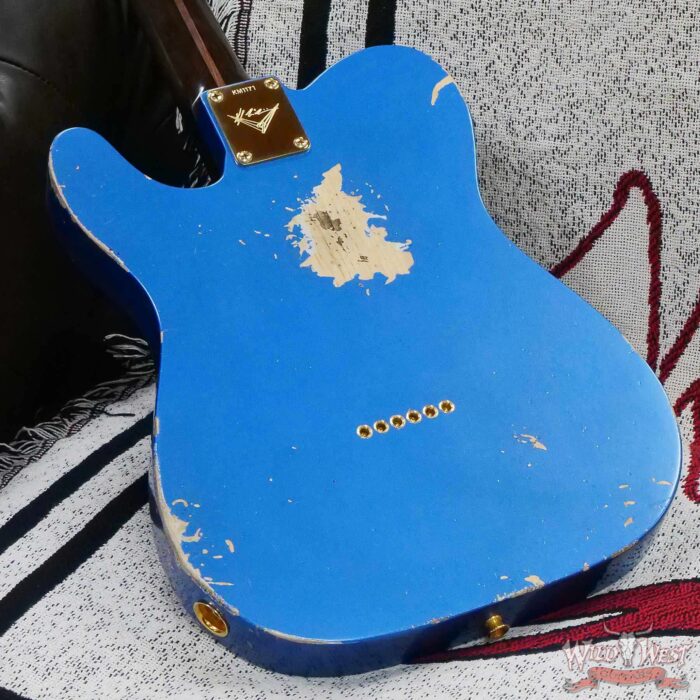 Fender Custom Shop Kyle McMillin Masterbuilt 1959 Telecaster Brazilian Rosewood Neck Relic Lake Placid Blue - Image 12