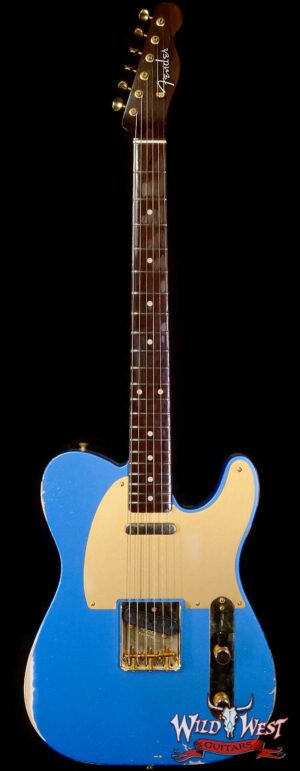 Fender Custom Shop Kyle McMillin Masterbuilt 1959 Telecaster Brazilian Rosewood Neck Relic Lake Placid Blue