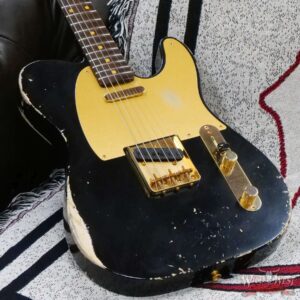 Fender Custom Shop Kyle McMillin Masterbuilt 1959 Telecaster Brazilian Rosewood Neck Relic Black - Image 9