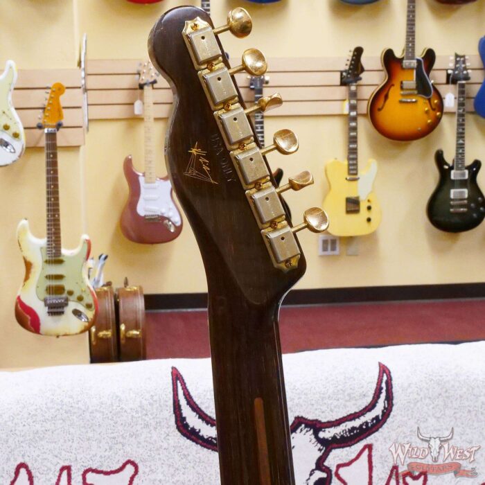 Fender Custom Shop Kyle McMillin Masterbuilt 1959 Telecaster Brazilian Rosewood Neck Relic Black - Image 12