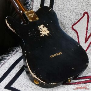 Fender Custom Shop Kyle McMillin Masterbuilt 1959 Telecaster Brazilian Rosewood Neck Relic Black - Image 13