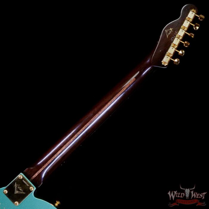 Fender Custom Shop Kyle McMillin Masterbuilt 1959 Telecaster Brazilian Rosewood Neck Relic Sherwood Green Metallic - Image 5