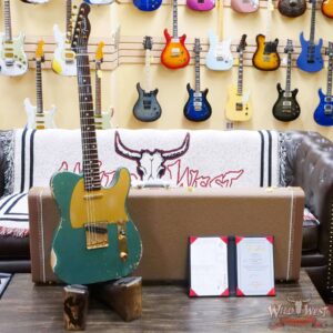 Fender Custom Shop Kyle McMillin Masterbuilt 1959 Telecaster Brazilian Rosewood Neck Relic Sherwood Green Metallic - Image 6