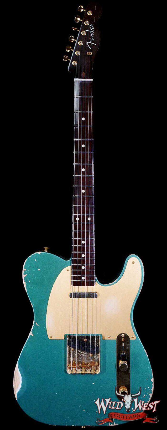 Fender Custom Shop Kyle McMillin Masterbuilt 1959 Telecaster Brazilian Rosewood Neck Relic Sherwood Green Metallic - Image 1