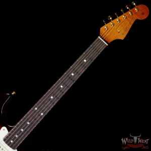 Fender Custom Shop Artisan Series Korina Stratocaster Semi-hollow Roasted Quartersawn Maple Neck Chocolate 3-Color Sunburst - Image 4