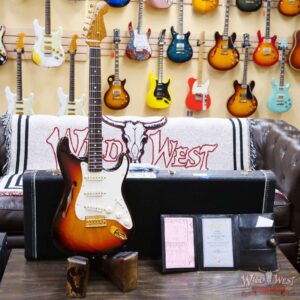 Fender Custom Shop Artisan Series Korina Stratocaster Semi-hollow Roasted Quartersawn Maple Neck Chocolate 3-Color Sunburst - Image 6