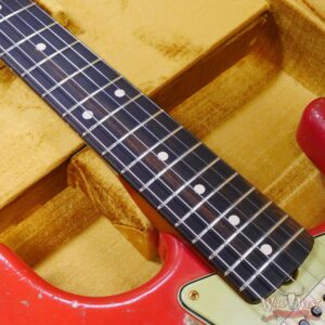 Fender Custom Shop Levi Perry Masterbuilt 1962 Stratocaster Brazilian Rosewood Board Heavy Relic Fiesta Red with Gold Hardware - Image 8