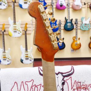 Fender Custom Shop Levi Perry Masterbuilt 1962 Stratocaster Brazilian Rosewood Board Heavy Relic Fiesta Red with Gold Hardware - Image 13