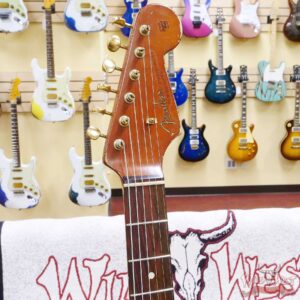 Fender Custom Shop Levi Perry Masterbuilt 1962 Stratocaster Brazilian Rosewood Board Heavy Relic Sherwood Green with Gold Hardware - Image 7